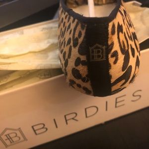 Woman’s flat slippers ,Calf hair, nonslip rubber sole for indoor/outdoor wear.